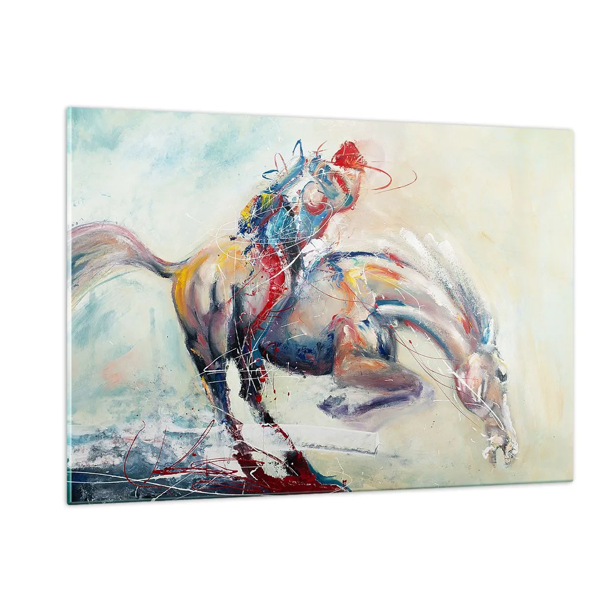 Billede på glas - Hold fast, lad os flyve - 120x80 cm