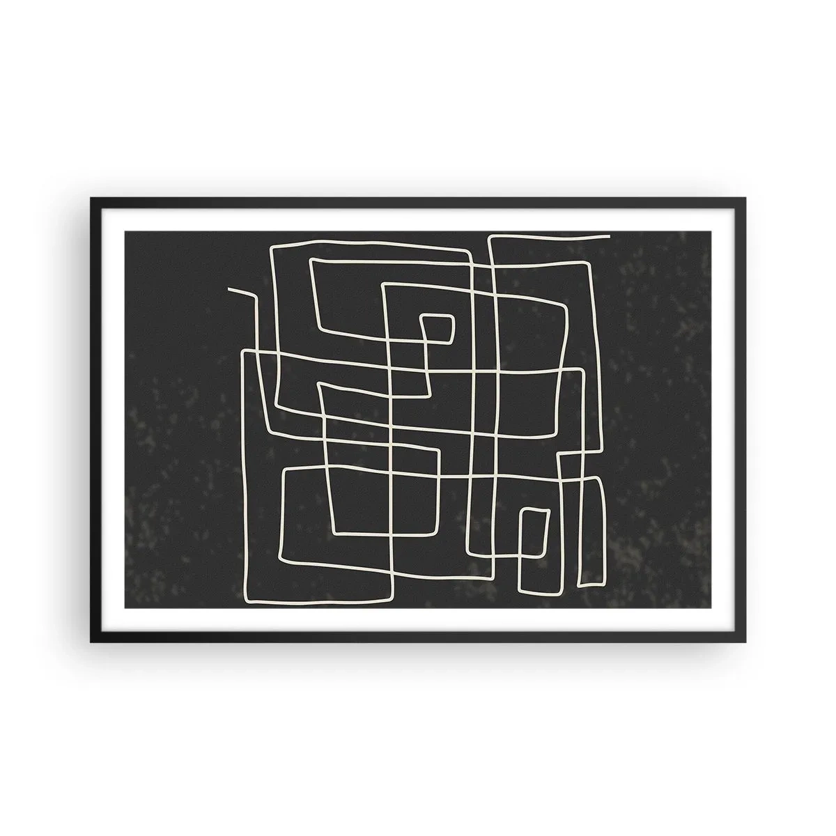 Plakat i sort ramme - Ikke helt så enkel - 91x61 cm