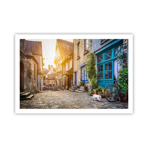 Plakat - Byens hvide spøgelse - 91x61 cm