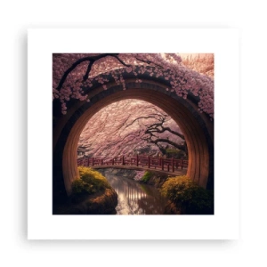 Plakat - Japansk forår - 30x30 cm