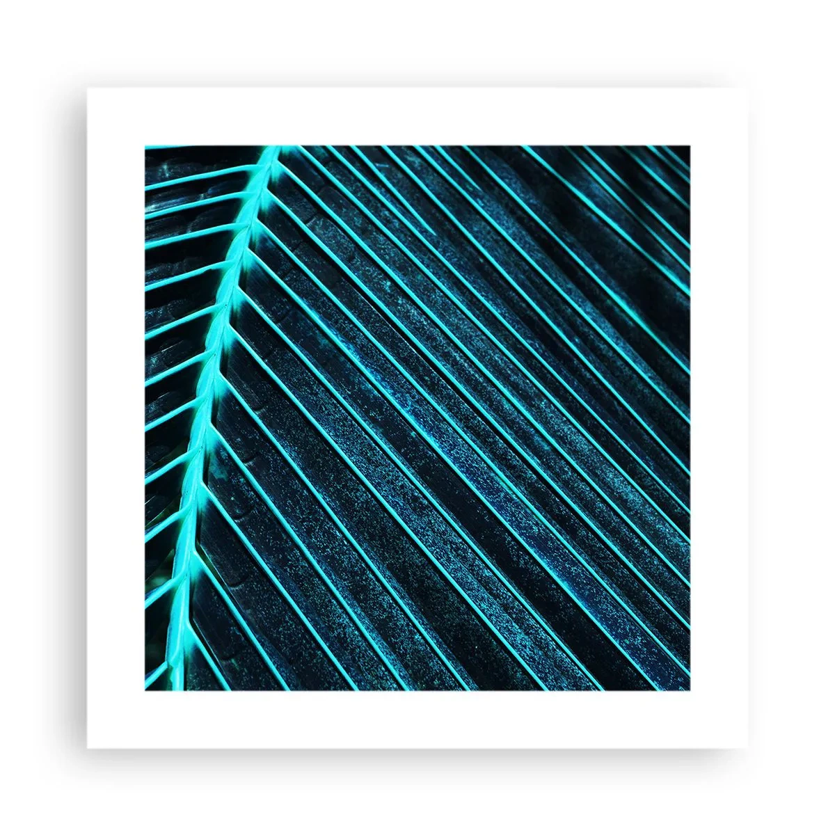 Plakat - Tekstur af grønt - 40x40 cm