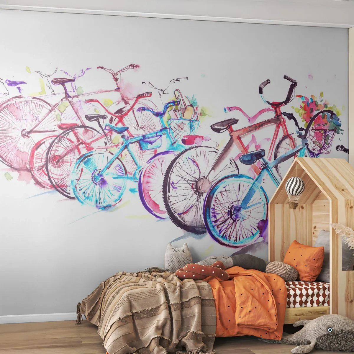 Fototapet Premium Sand - Antimoto klubmøde - Cykel, Abstraktion, Grafik - 100x70 cm