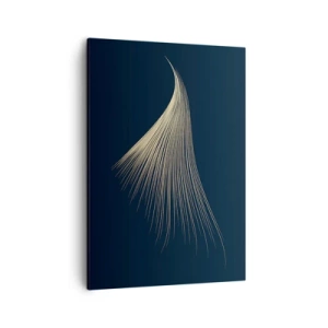 Lærredstryk - Billede på lærred - Som en engels hår - 50x70 cm
