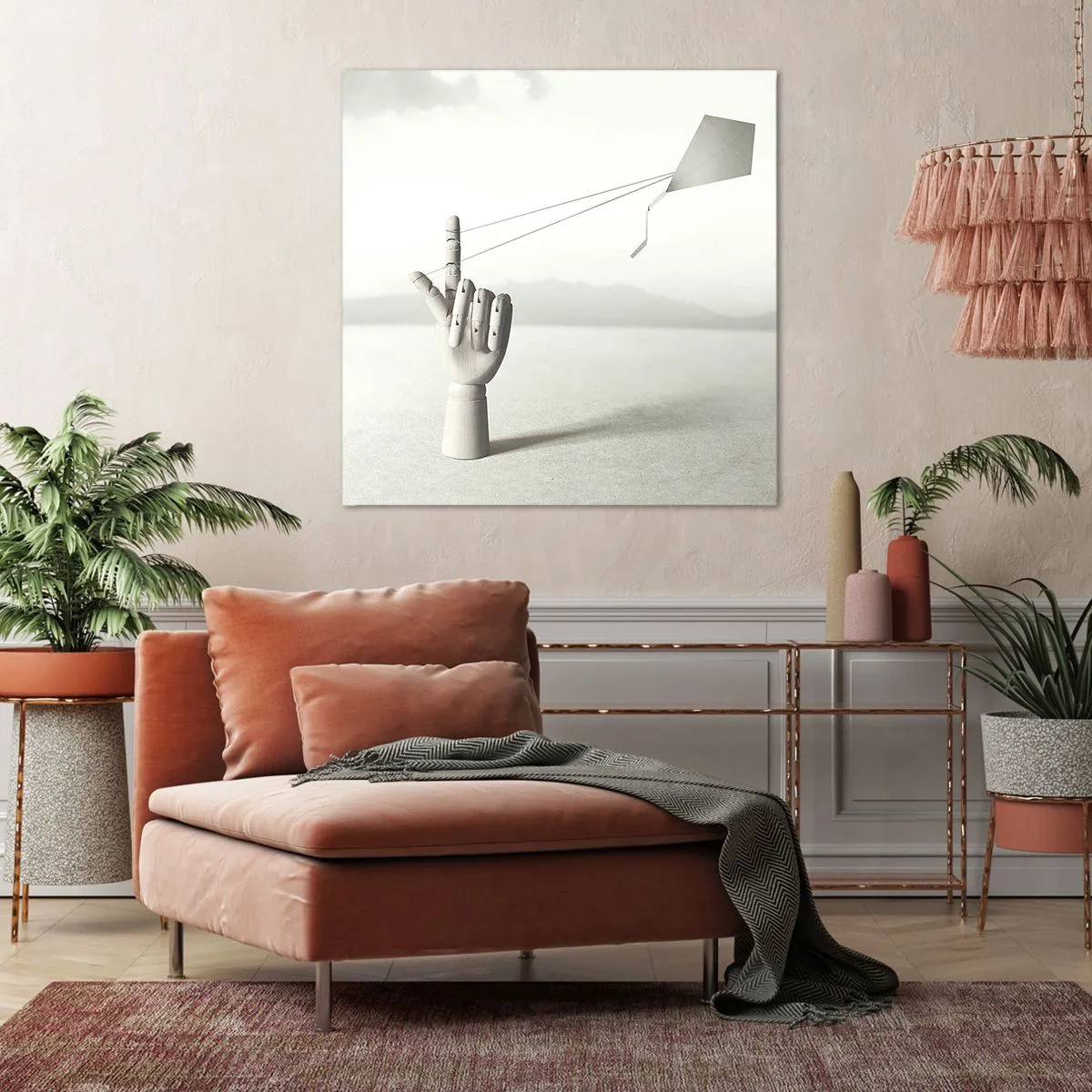 Lærredstryk - Billede på lærred - Styrkeprøve - 50x50 cm