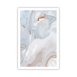 Plakat - Hvid opløftet - 61x91 cm