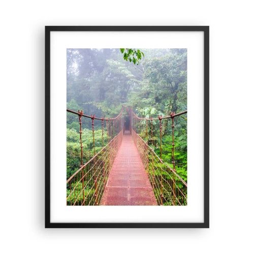 Plakat i sort ramme - Ophængt over kronerne - 40x50 cm
