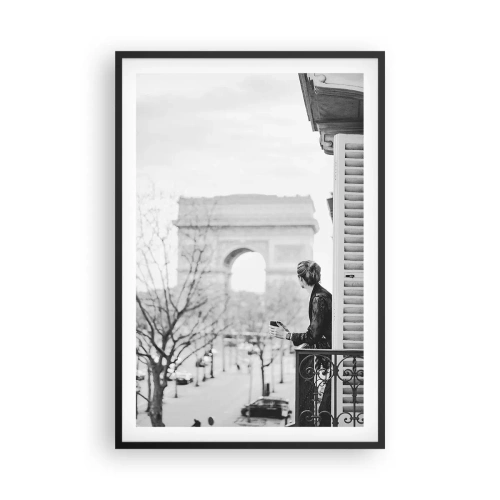 Plakat i sort ramme - Værelse med udsigt - 61x91 cm