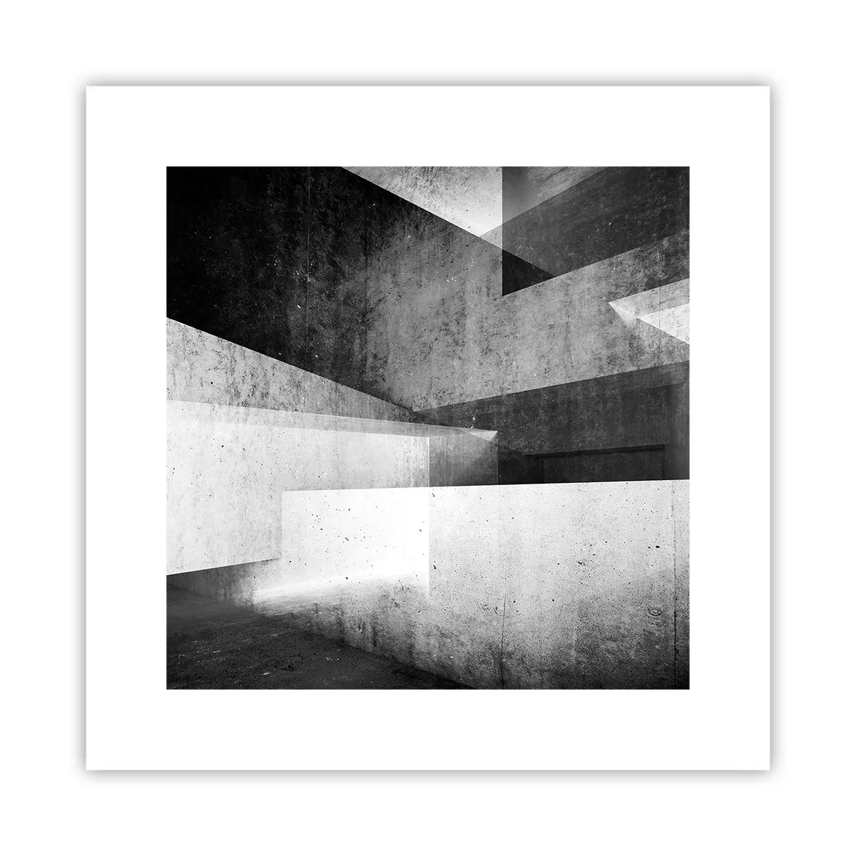 Plakat - Rummet struktur - 30x30 cm