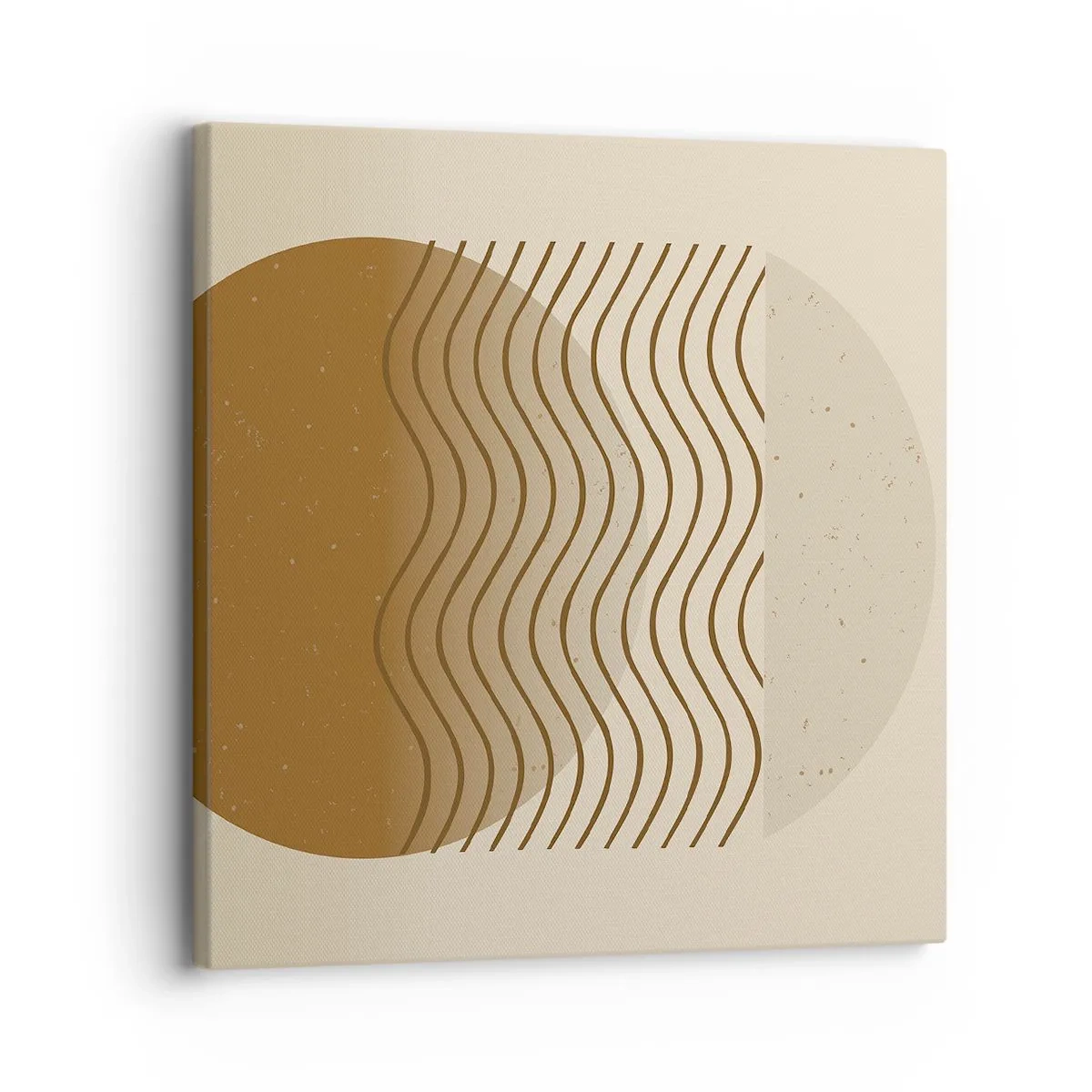 Lærredstryk - Billede på lærred - Om geometriske figurers oprindelse - 30x30 cm