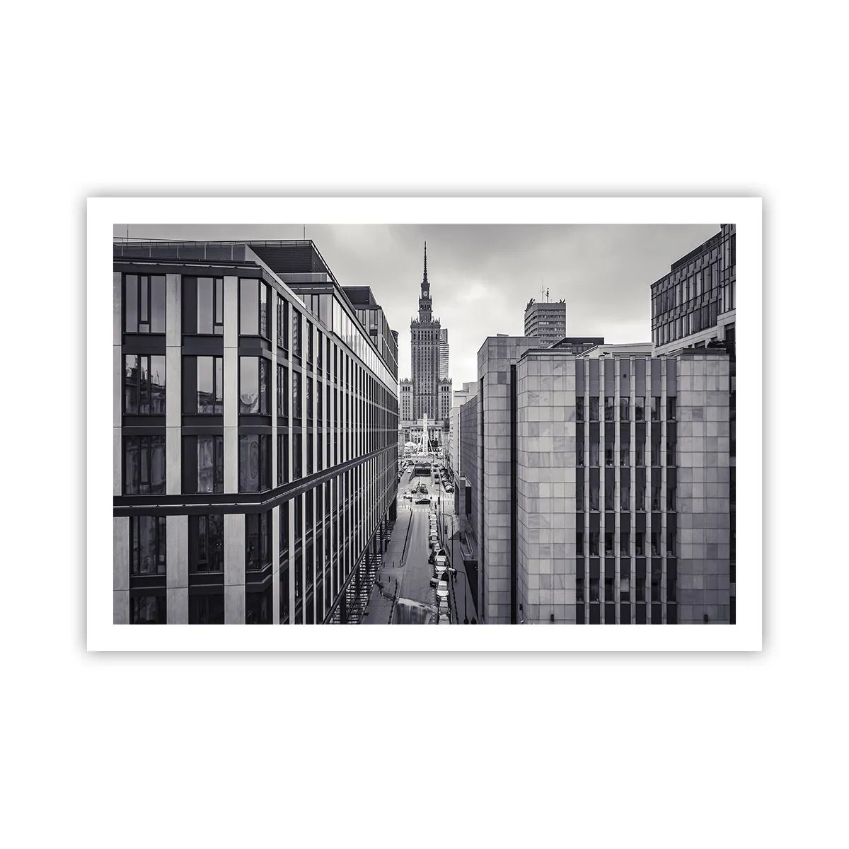 Plakat - Warszawa dalen - 91x61 cm