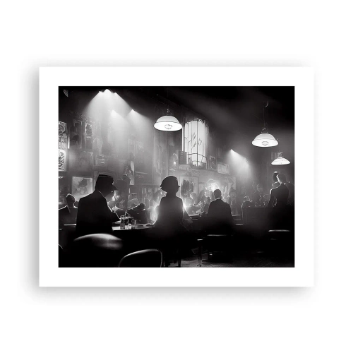 Plakat - I en jazzet stemning - 50x40 cm