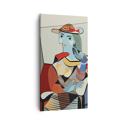 Lærredstryk - Billede på lærred - Gennem Picassos øjne - 55x100 cm