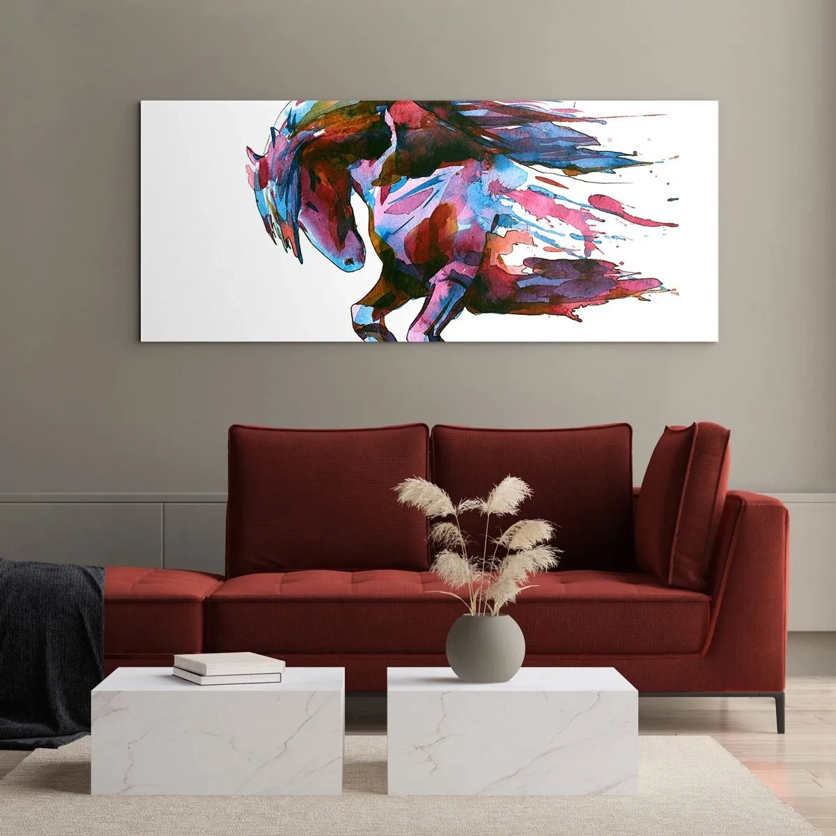 Billede på glas - I henrykkelse - 100x40 cm