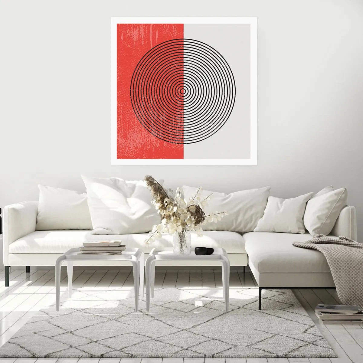 Plakat - Lige til sagen - 50x50 cm