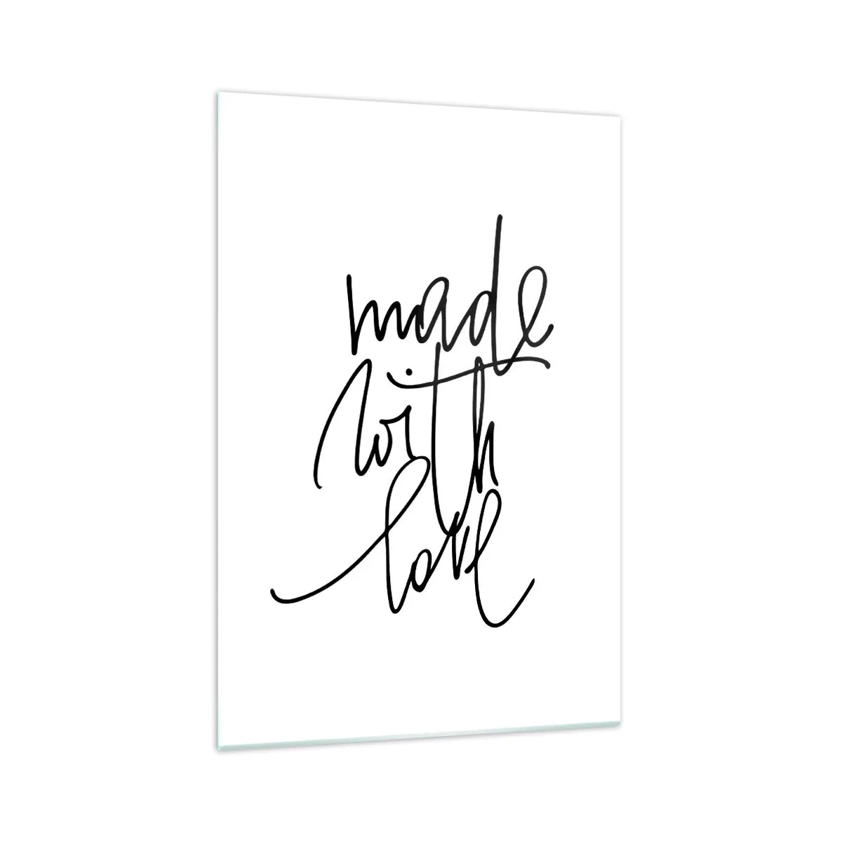 Billede på glas - Det bedste mærke - 70x100 cm