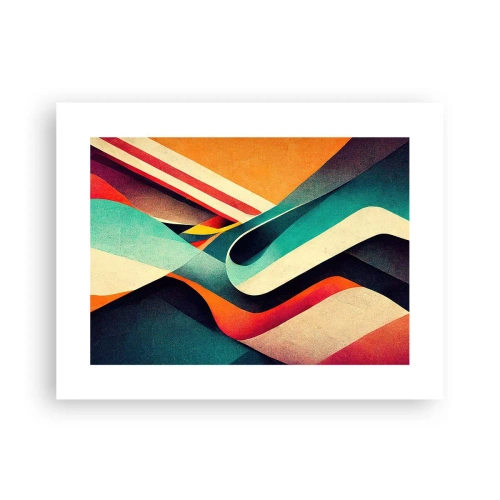 Plakat - Intens komposition - 40x30 cm