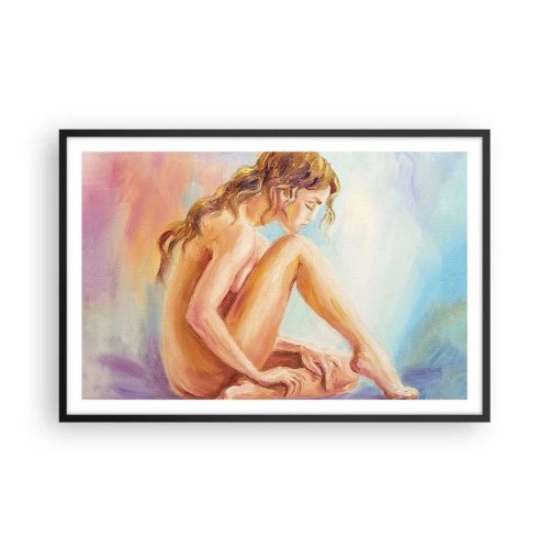 Plakat i sort ramme - Ungdomens handling - 91x61 cm