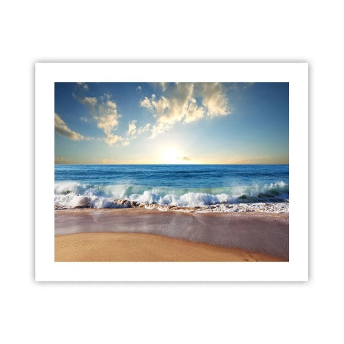 Plakat - Bevægelse og stilhed på samme tid - 50x40 cm