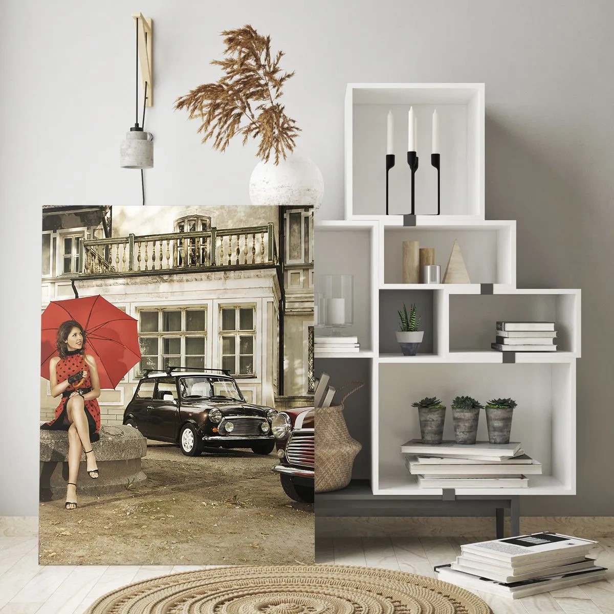 Billede på glas - En mini-sentimental rejse - 80x120 cm