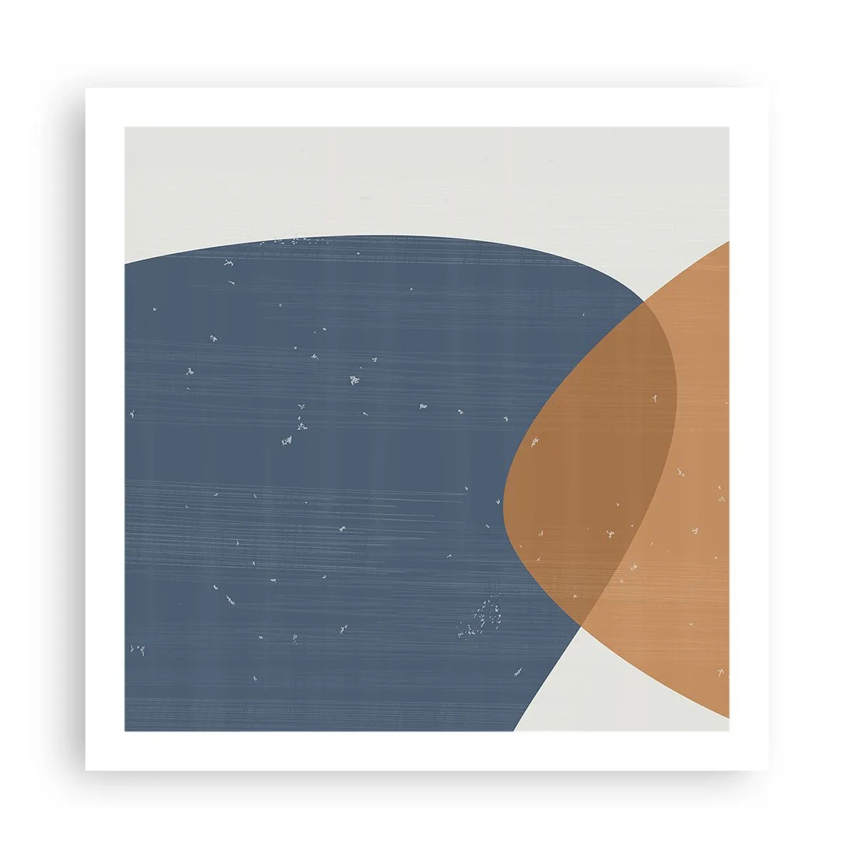 Plakat - Ovaler og påvirkninger - 60x60 cm