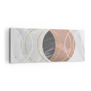 Lærredstryk - Billede på lærred - Sfærernes musik - 120x50 cm