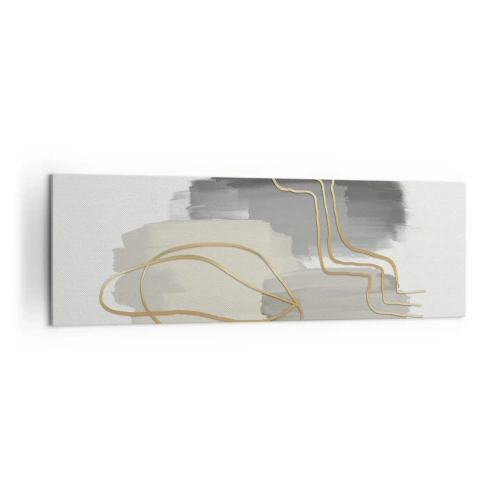 Lærredstryk - Billede på lærred - Vedholdenhed og bevægelse - 160x50 cm