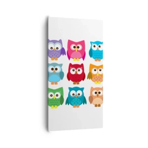 Lærredstryk - Billede på lærred - Forskelle kan være morsomme - 65x120 cm