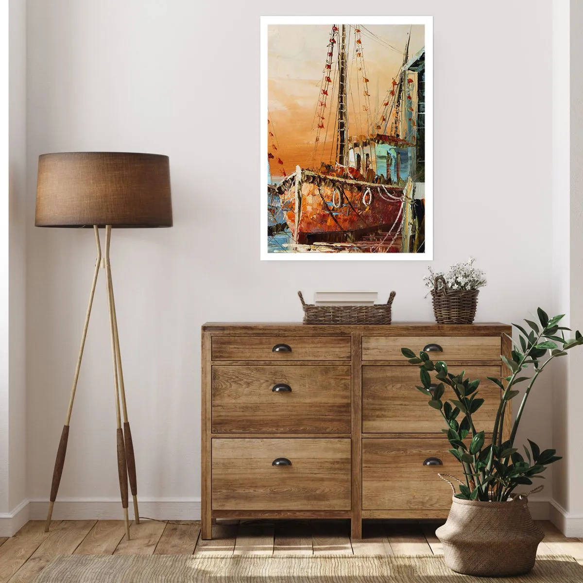 Plakat - Fredelig tilbagevenden - 61x91 cm