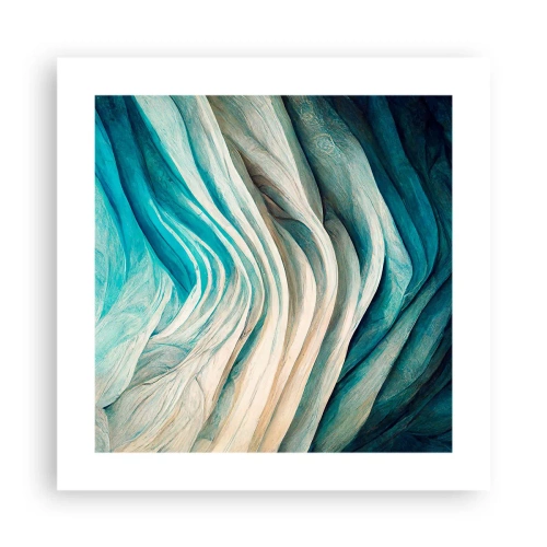Plakat - Blå umættelighed - 40x40 cm