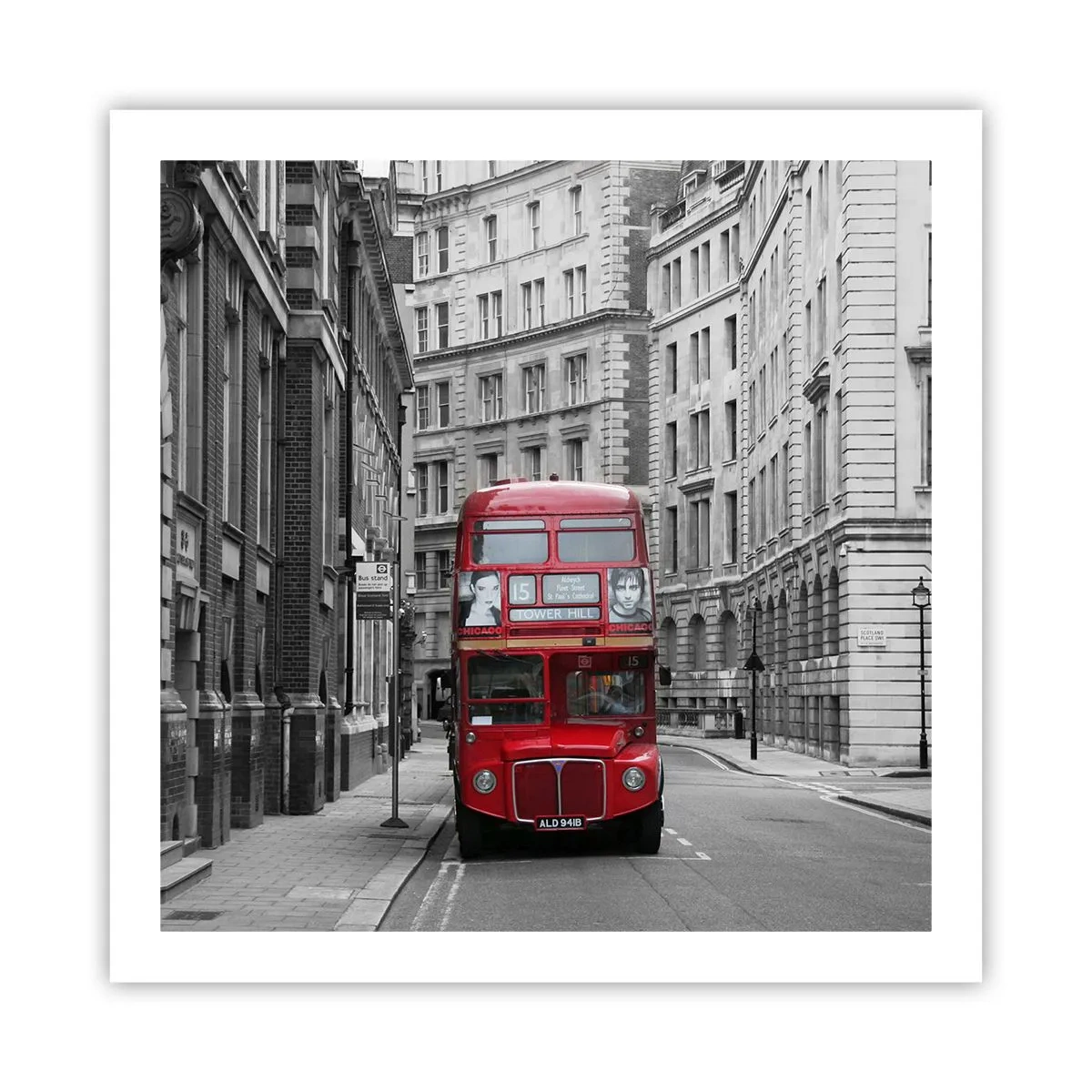 Plakat - Hverdagen behøver ikke at være grå - 60x60 cm