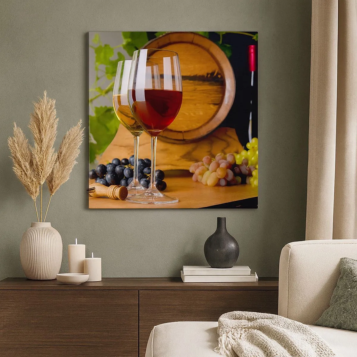 Lærredstryk - Billede på lærred - Som de gamle mestre - 30x30 cm