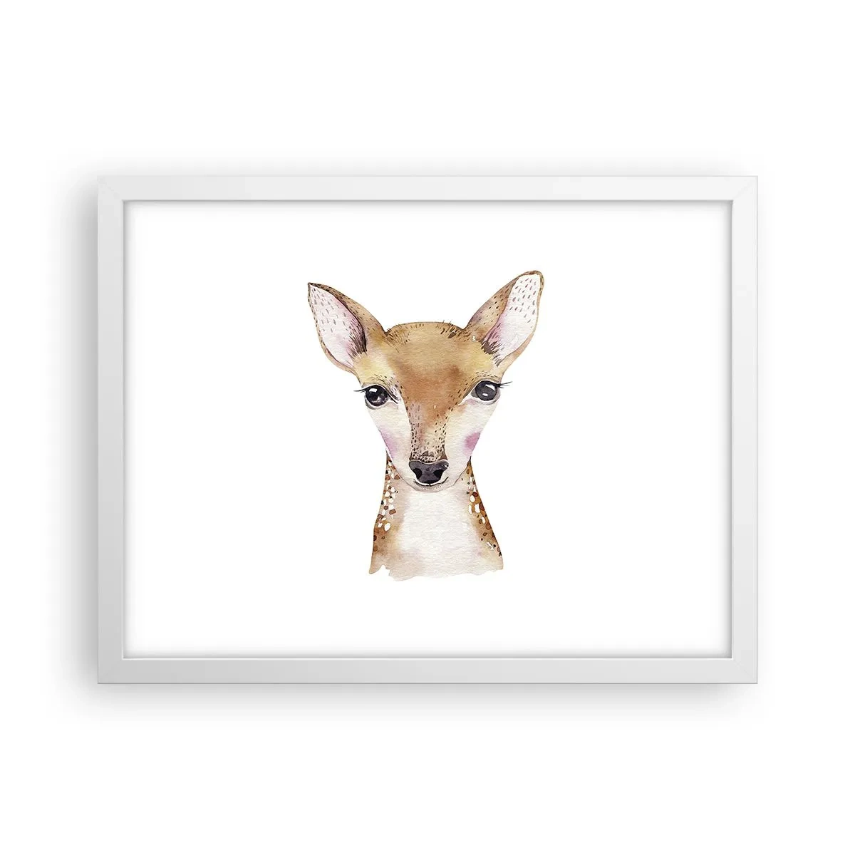 Plakat i hvid ramme - Uskyldighedens natur - 40x30 cm