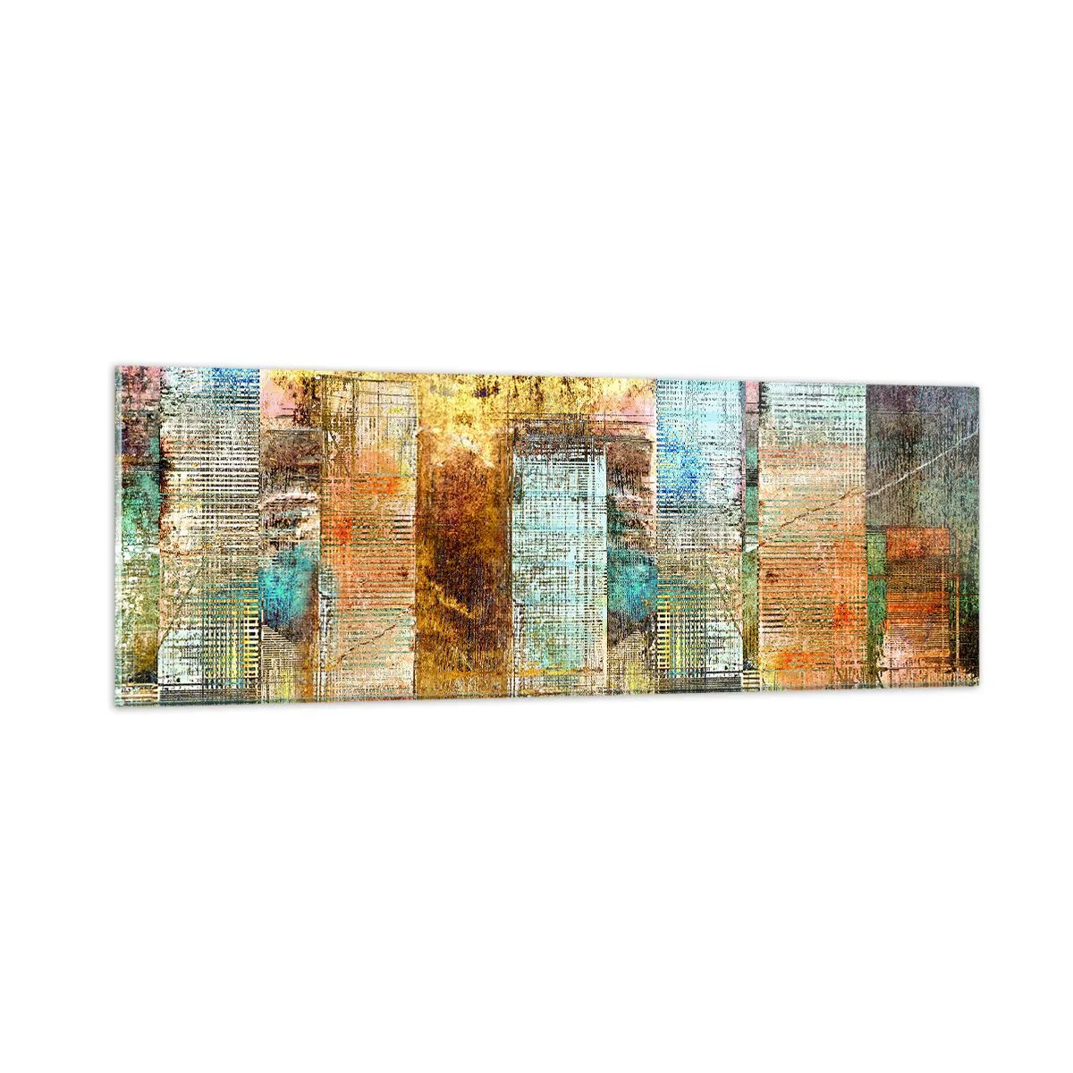 Billede på glas - Solrig metropol - 90x30 cm