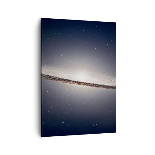 Lærredstryk - Billede på lærred - Der var engang i en galakse langt, langt borte.... - 50x70 cm