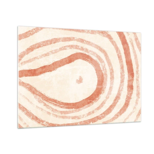 Billede på glas - Koralcirkler - komposition - 100x70 cm