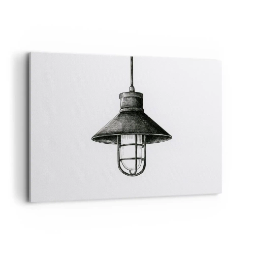 Lærredstryk - Billede på lærred - Som for mange år siden... - 100x70 cm