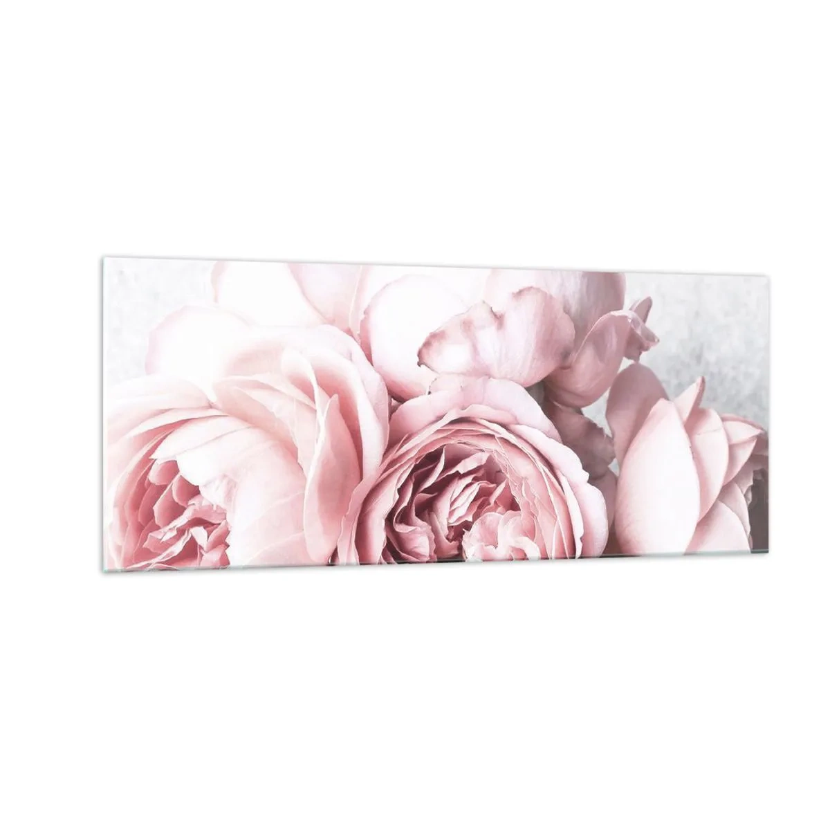 Billede på glas - For de romantiske - 100x40 cm