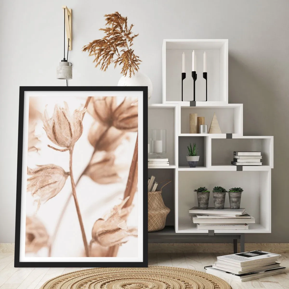 Plakat i sort ramme - De kalder på slutningen af sommeren - 61x91 cm