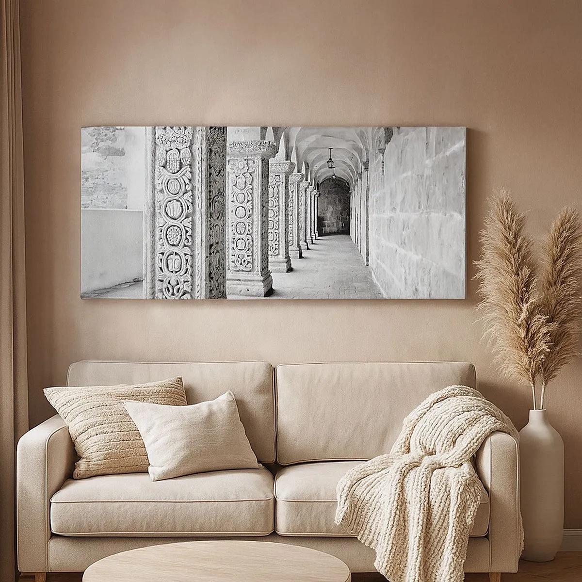 Lærredstryk - Billede på lærred - Og hvor går det hen...? - 100x40 cm