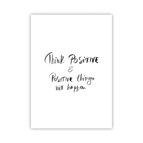 Plakat - Hvordan skal man leve? - 50x70 cm