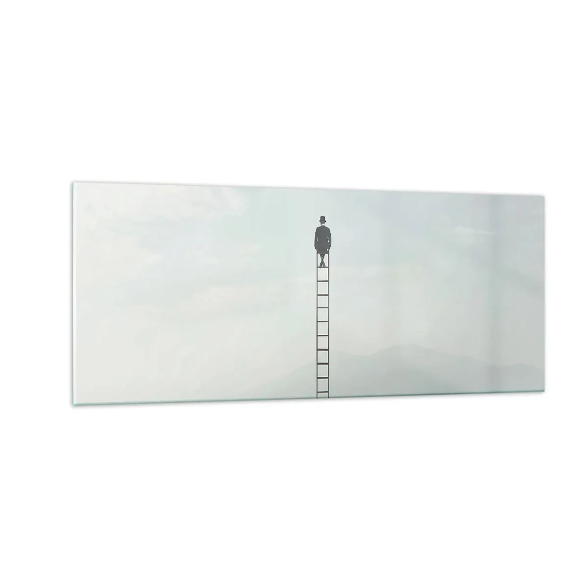 Billede på glas - Stig yderligere - 100x40 cm