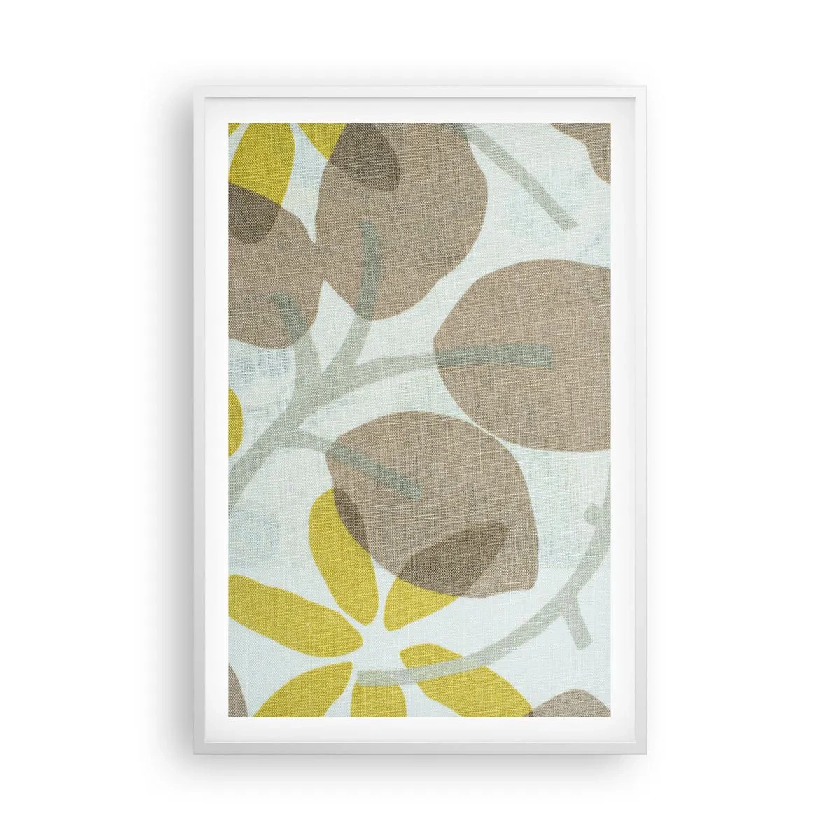 Plakat i hvid ramme - Komposition i solskinnet - 61x91 cm