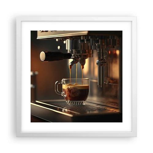 Plakat i hvid ramme - En sensuel blanding - 40x40 cm