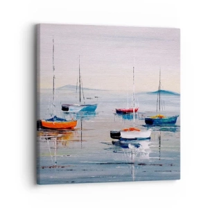 Lærredstryk - Billede på lærred - Et velfortjent hvil - 30x30 cm