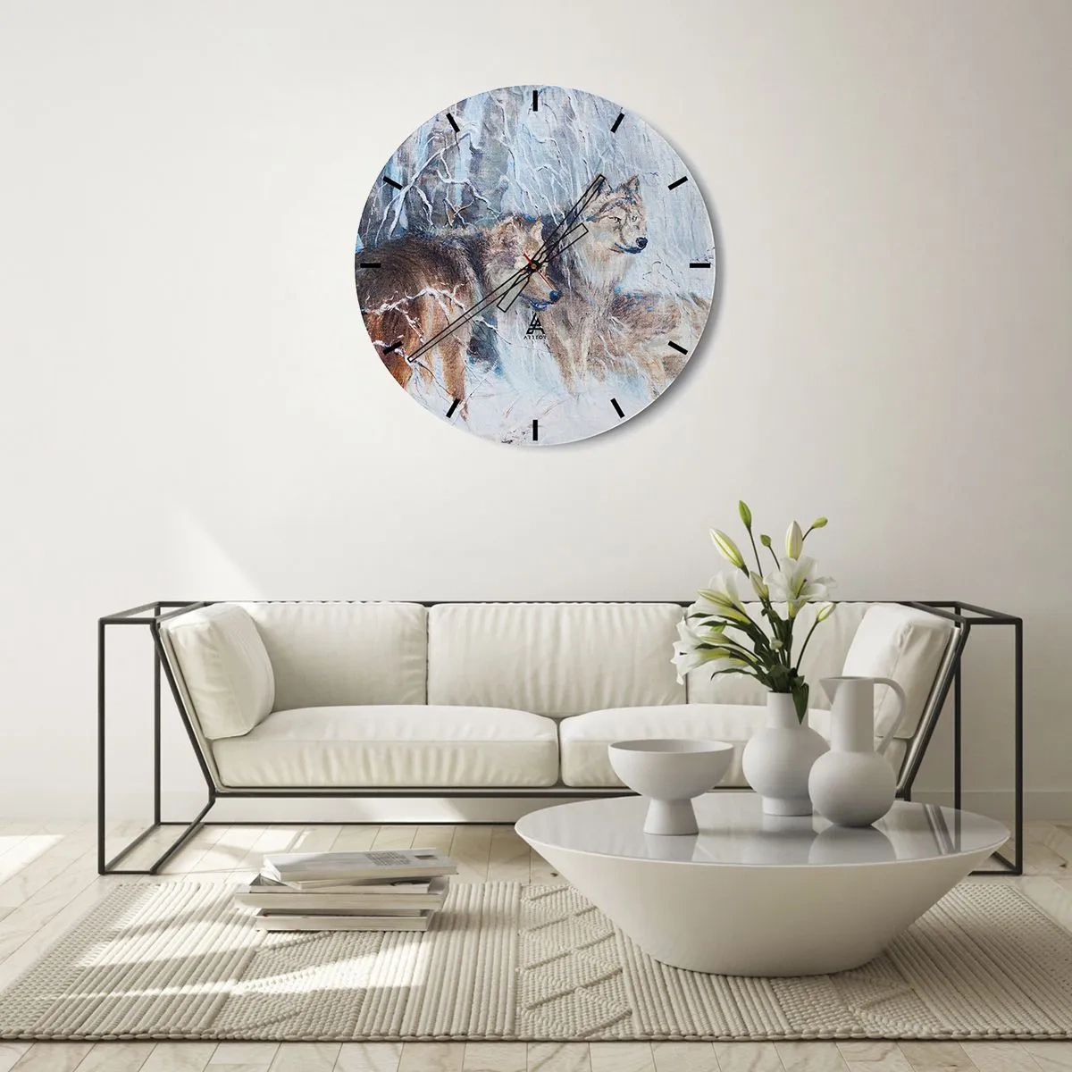 Vægur, Uret - OBS! På vej... - 40x40 cm