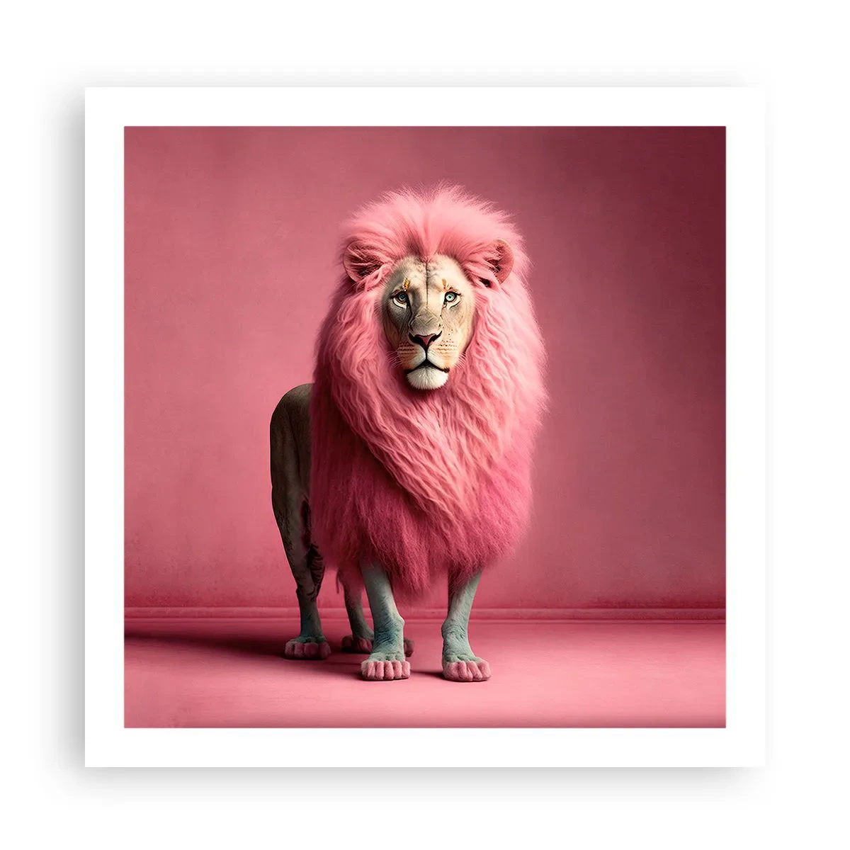 Plakat - Og du er ikke længere bange - 60x60 cm