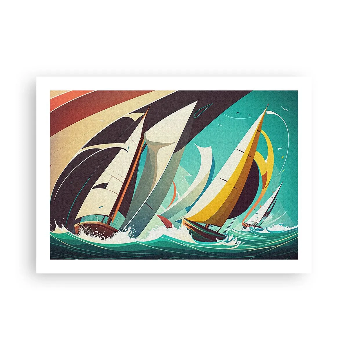 Plakat - Tæt på og personligt med elementerne - 70x50 cm