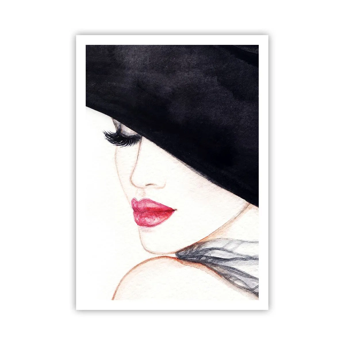 Plakat - Elegance og sensualitet - 70x100 cm