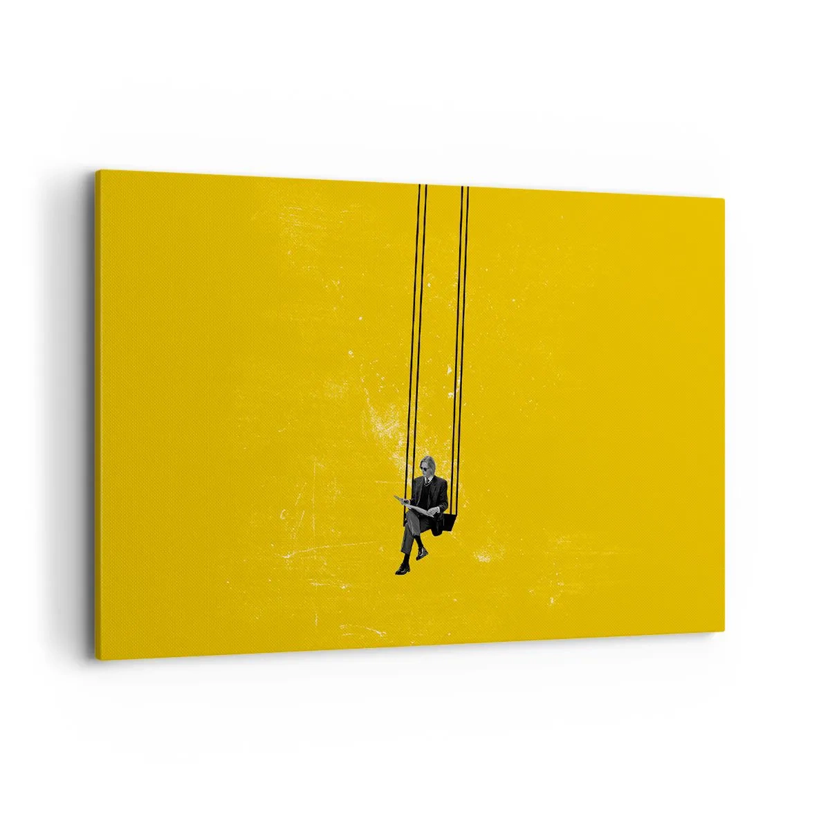 Lærredstryk - Billede på lærred - En dag som alle andre - 120x80 cm