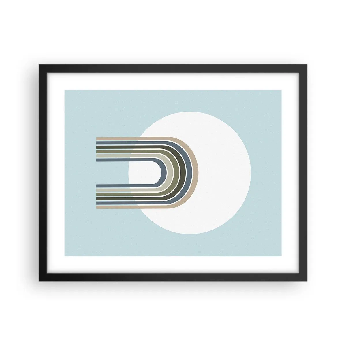 Plakat i sort ramme - Uimodståelig tiltrækningskraft - 50x40 cm